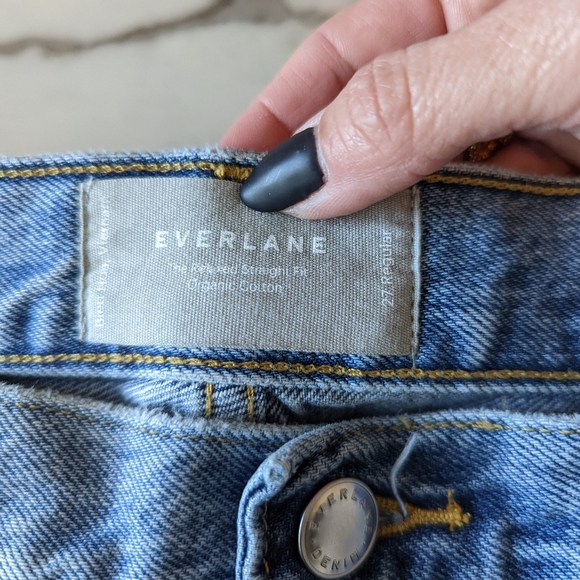 NWOT Everlane Rigid Slouch Denim - Picture 4 of 11